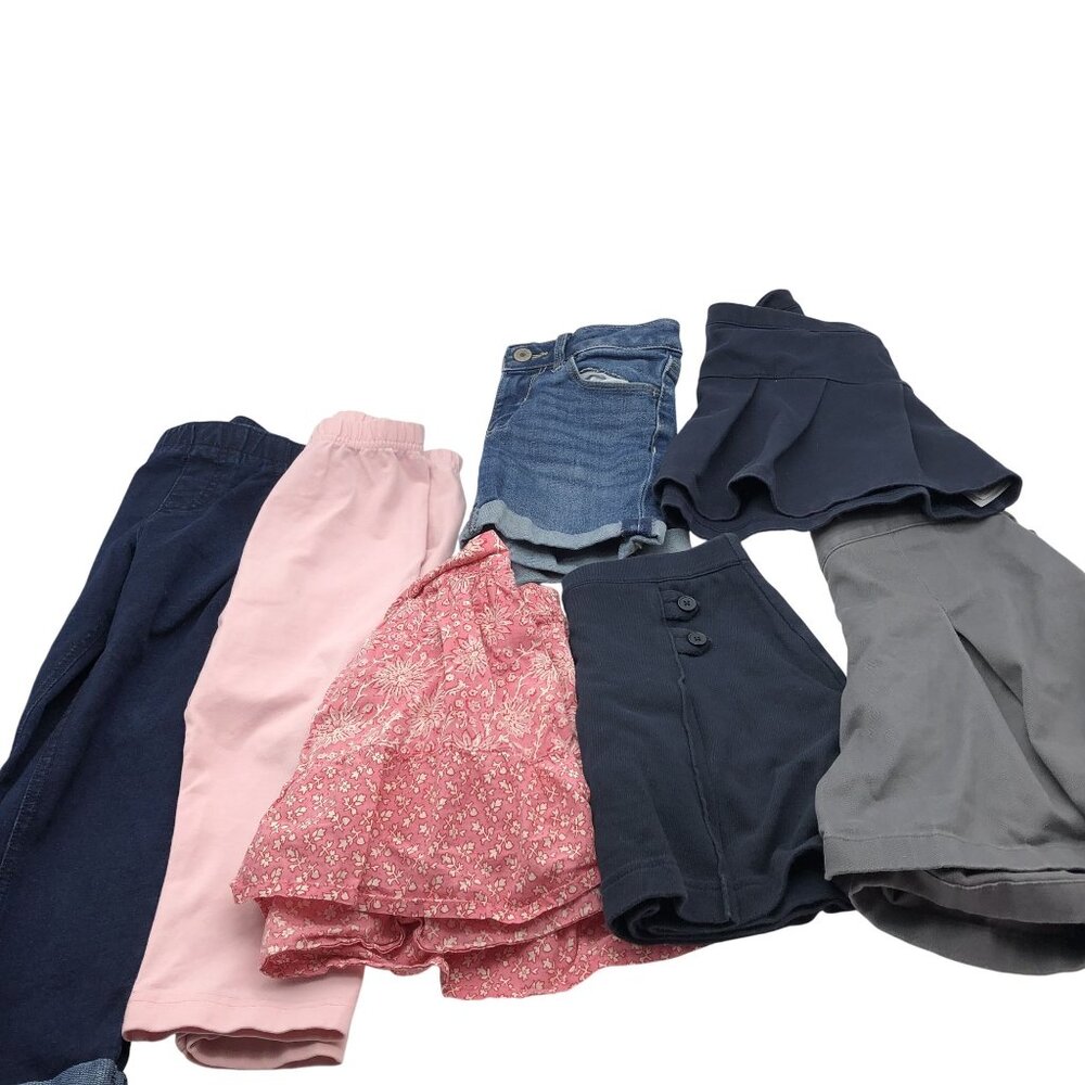 Girls Size‎ 6-7 Skorts Shorts Skirts BUNDLE Spring Summer Capris Gap So